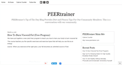 Desktop Screenshot of blog.peertrainer.com