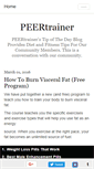 Mobile Screenshot of blog.peertrainer.com